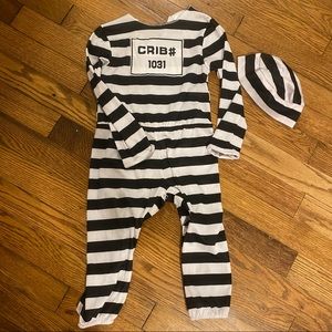 12-18mo toddler prisoner Halloween costume
